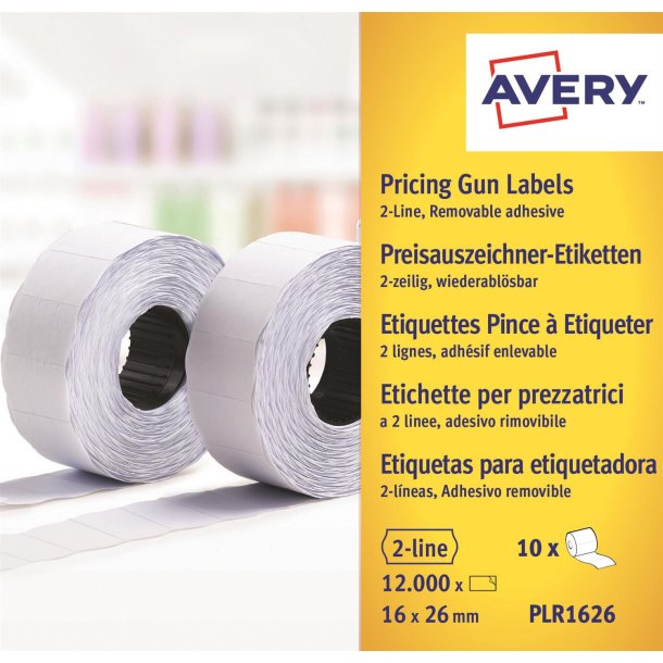 Labels 26x16 G1 White 10-rolls