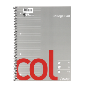 Col Kollegieblok A4 linieret 4H 70 ark 70g