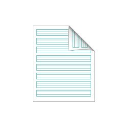 Bantex Skolehfte 17x21 24 linjer 32 blade gr