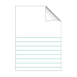 Bantex Skolehfte A4 8 linjer 40 blade stvgrn