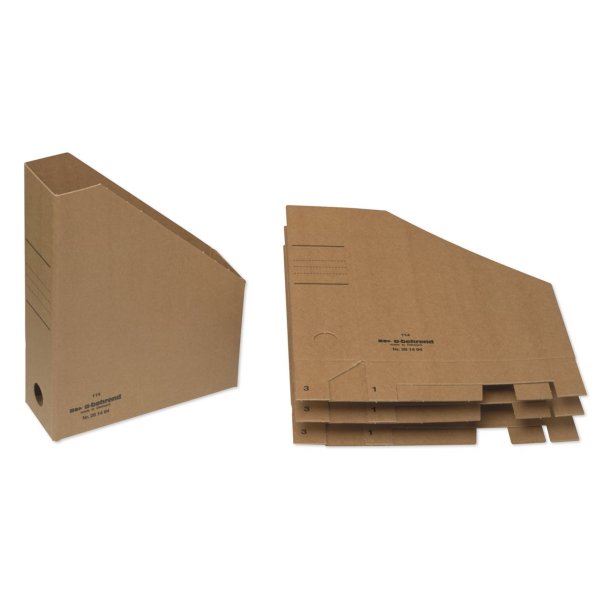 Bantex Tidsskriftskassette A4 pap brun