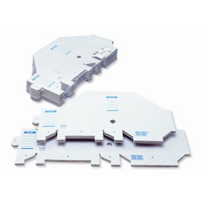 Tidsskiftskassette A4 blgepap hvid