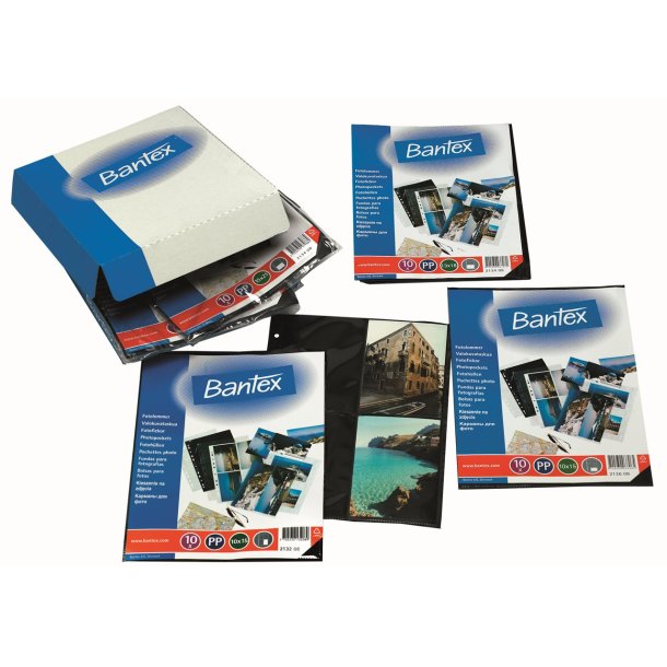 Fotolomme 10x15 0,09mm h�jformat 8 fotos sort (10)