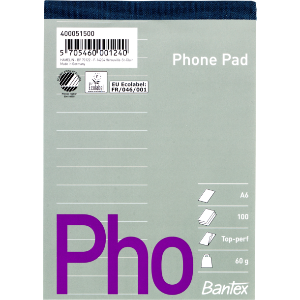 Bantex stitched pad a6