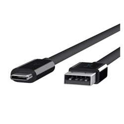 USB-C to USB-A 3.1 Cable, Black (1m)
