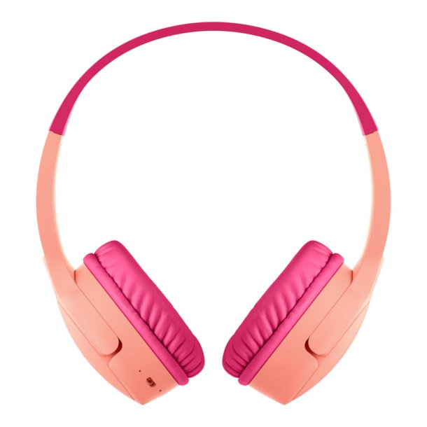 SOUNDFORM Mini Wireless On-Ear Headphones for Kids Pink