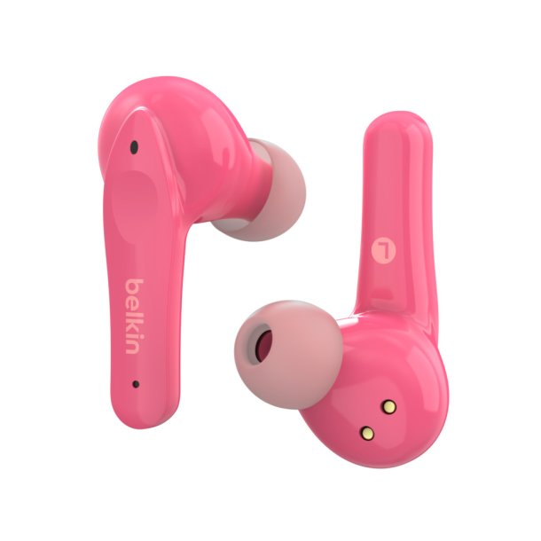 SOUNDFORM Nano True Wireless Earbuds for Kids, Pink