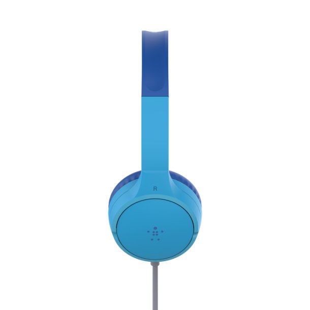 SOUNDFORM Mini Wired On-Ear Headphones for Kids, Blue
