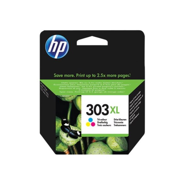 HP 303 XL tri-colour ink cartridge, blistered