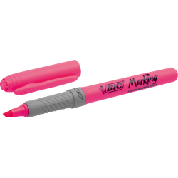 BIC overstregningspen Brite Liner Grip pink