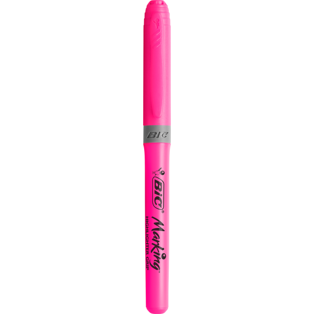 BIC overstregningspen Brite Liner Grip pink