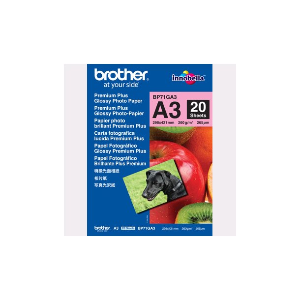 A3 Glossy Inkjet paper 260g (20)
