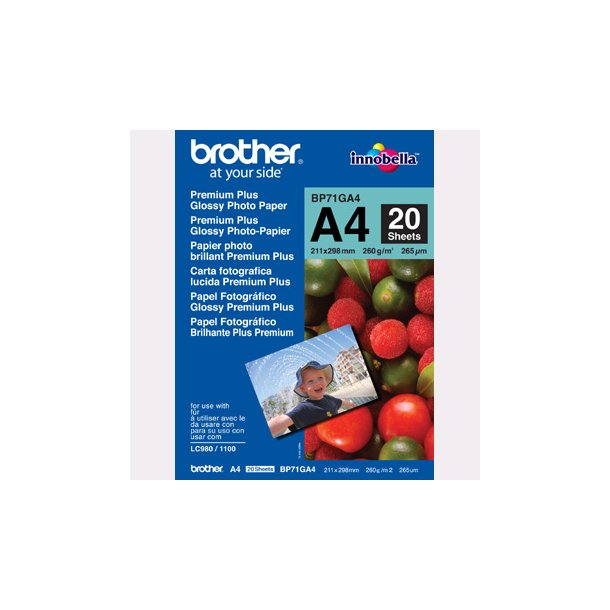 A4 Glossy Inkjet paper 260g (20)