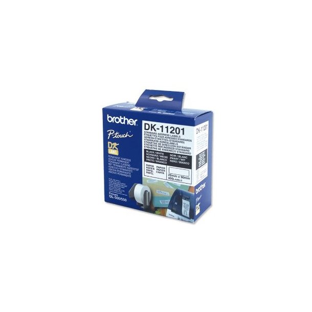 Address labels 29x90 white paper (400)