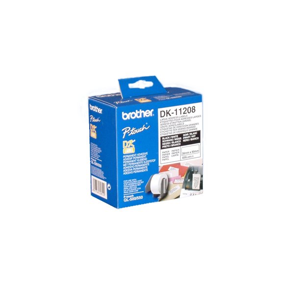 Address labels 38x90 white paper (400)