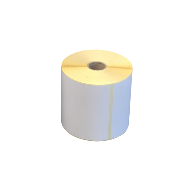 Uncoated udstanset labelrulle