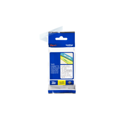 Brother TZe Tape - 18mm x 8m, Transparent (hvid skrift)