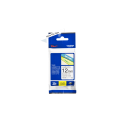 Brother TZe Tape - 12mm x 8m, Hvid (sort skrift)