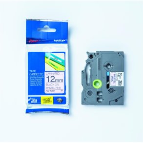 TZe-MQE31 printer sort tekst p lyserd lamineret tape