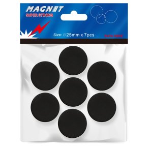 Magneter 25mm sort (7)