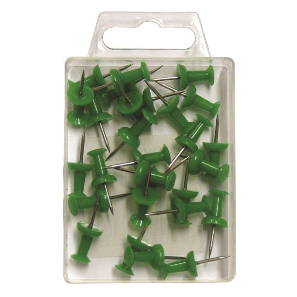 Kortn�l Push pin gr�n (30)