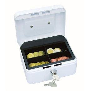 Pengekasse 701 15x12x8cm hvid