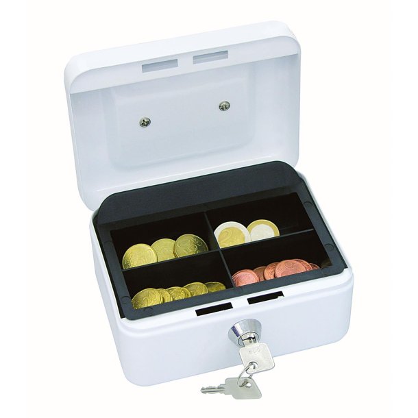 Pengekasse 701 15x12x8cm hvid