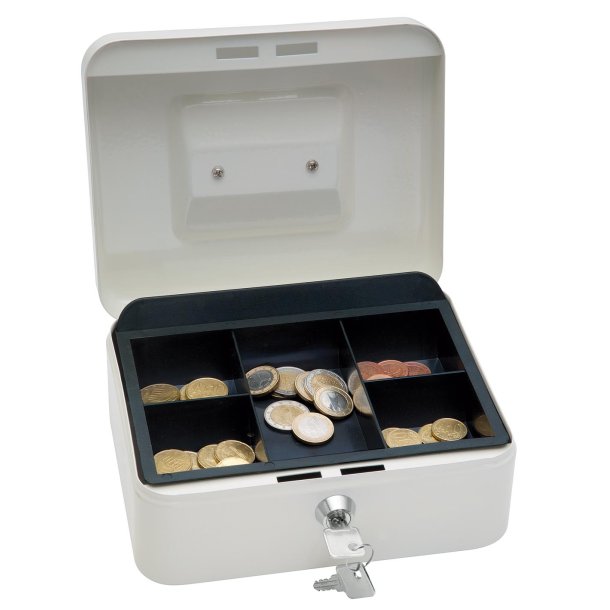 Pengekasse 702 20x15x8cm hvid