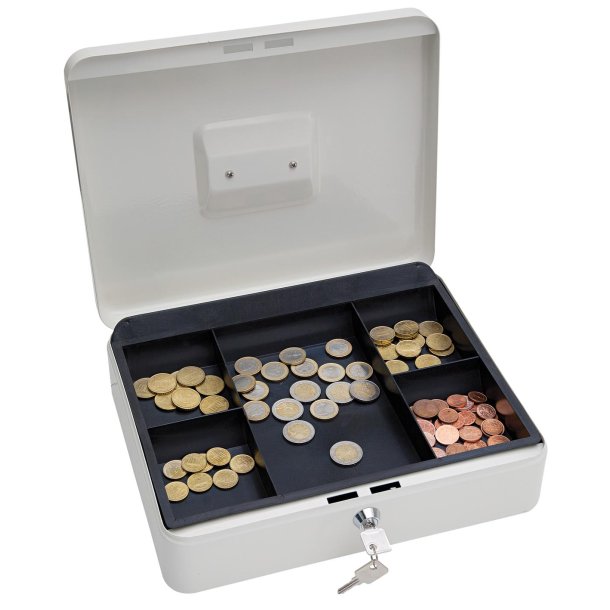 Pengekasse 704 30x23x9cm hvid