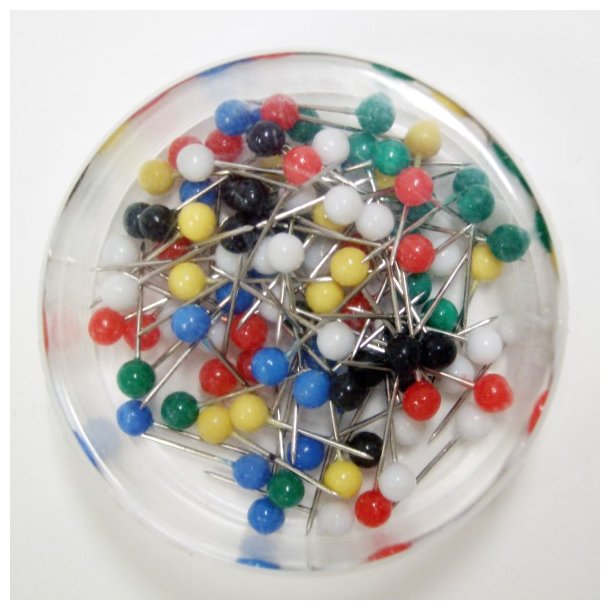 Kortn�l 20mm ass. farver (100)