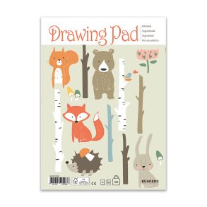 Tegneblok 1 kg. A4 m/print