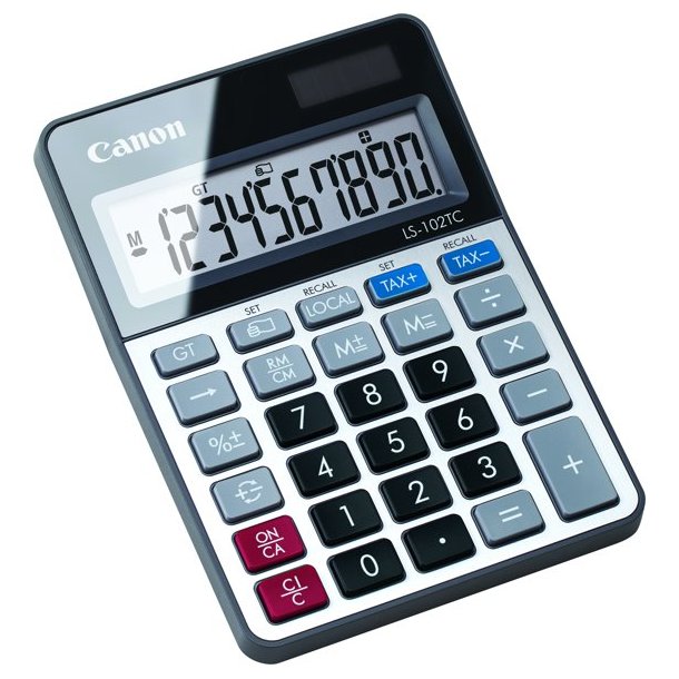 Canon LS-102TC desk calculator