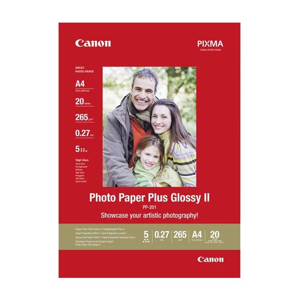 A4 PP-201 Photo Paper Plus II 275g (20)