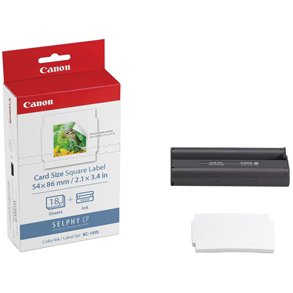 KC-18IS CP-100 mini labels (ink+paper)