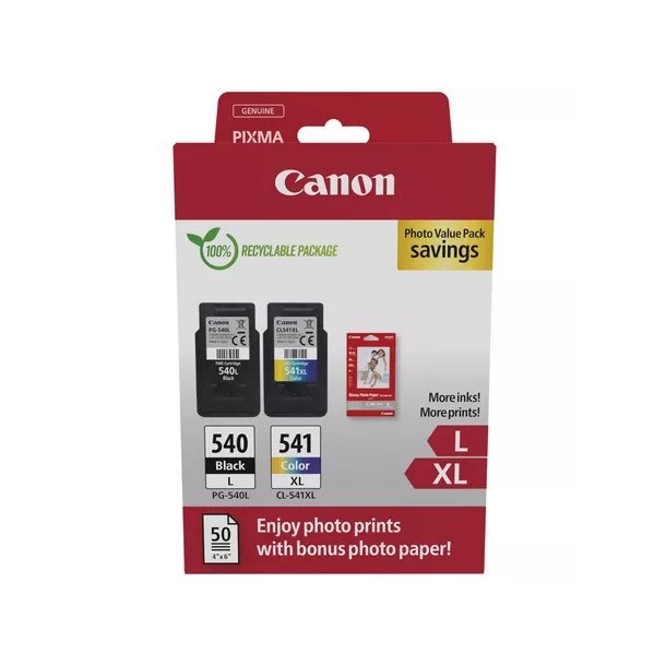 PG-540L/CL-541XL Photo Value Pack