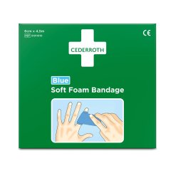 Soft Foam Bandage Bl� 6cmx4,5m