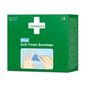 Soft Foam Bandage Bl� 6cmx4,5m