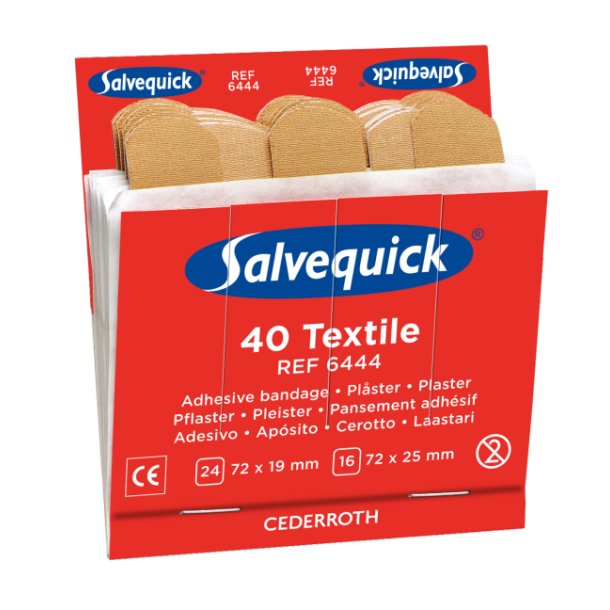 Salvequick Plaster tekstil refill