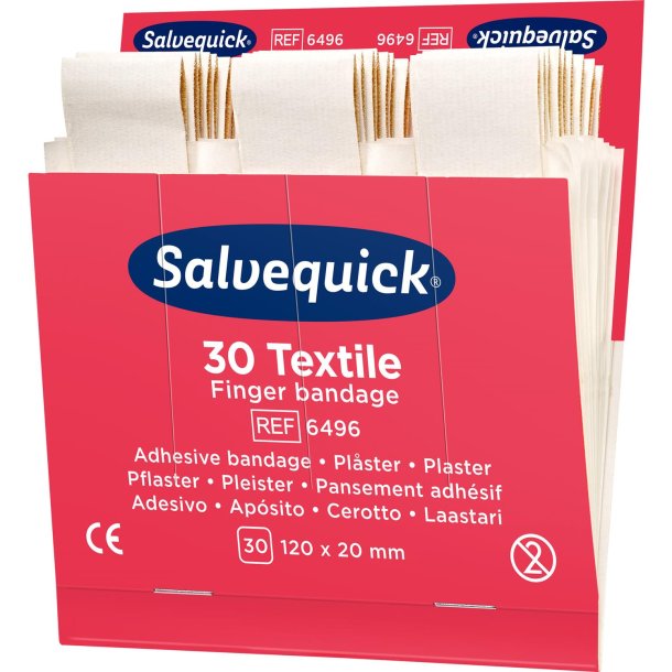 Salvequick Plaster tekstil ekstra lange refill