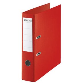 Brevordner u/metalskinne PP A4 75mm rd