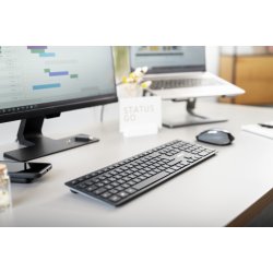 Cherry DW 9500 Slim Wireless Desktop, Black/Grey