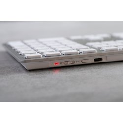 Cherry KW 9100 Slim for MAC Wireless Keyboard, Silver/White