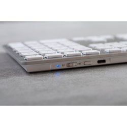 Cherry KW 9100 Slim for MAC Wireless Keyboard, Silver/White