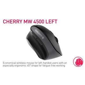 Cherry MW 4500 Left Wireless Mouse, Black
