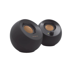 Pebble 2.0 USB Speakers, Black