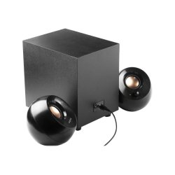 Pebble Plus 2.1 USB Desktop Speakers, Black