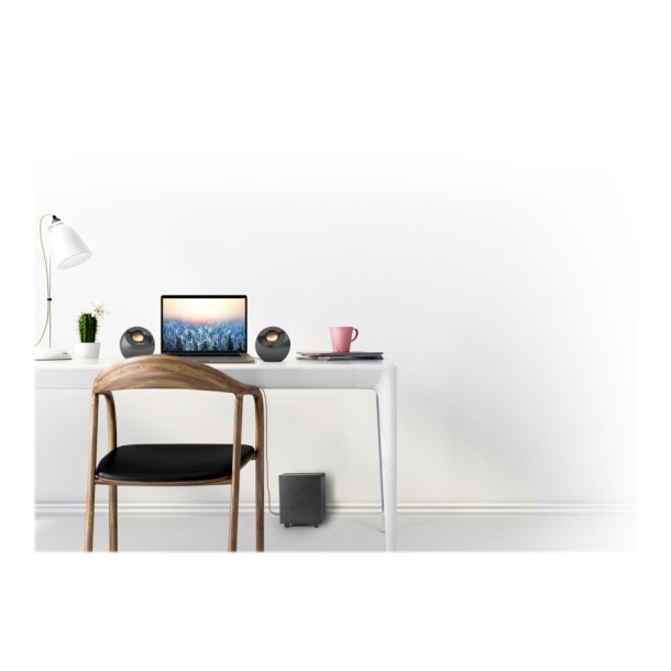 Pebble Plus 2.1 USB Desktop Speakers, Black