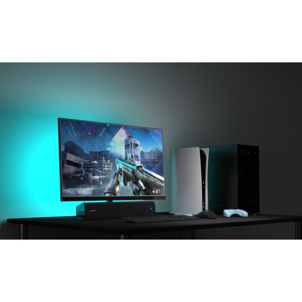 Stage Air V2 Compact Under-monitor Soundbar, Black