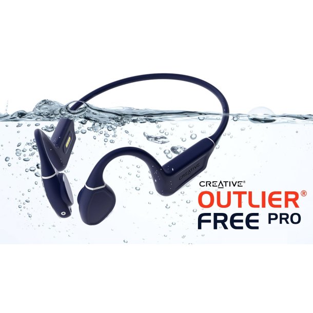 Outlier Free Pro Bone Conductor Headphones, Midnight Blue