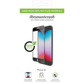 eco-shield - iPhone SE, Black edge